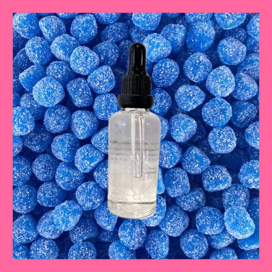 💙 Huile Corporelle Framboise Bleue